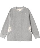【ツモリチサト スリープ/tsumori chisato SLEEP】のツモリチサト カーディガン 長袖 ルームウェア 綿100%(本体) レディース UTX586 /ワコール 人気、トレンドファッション・服の通販 founy(ファニー) ファッション Fashion レディースファッション Fashion for Women トップス・カットソー Cut & Sew Tops カーディガン・羽織り Layered Style Cardigans カーディガン Cardigan, Knitwear ネコ Cat, Feline Motif パジャマ Pajamas, Sleepwear プリント Print, Printed Pattern ポケット Pocket, Pocket Detail ワンポイント One Point, Statement Accent 長袖 Long Sleeve, Full Sleeve thumbnail グレー|ID: prp329100004141335 ipo3291000000033478394