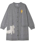 【ツモリチサト スリープ/tsumori chisato SLEEP】のツモリチサト カーディガン 長袖 ルームウェア あったか レディース UTX584 /ワコール 人気、トレンドファッション・服の通販 founy(ファニー) ファッション Fashion レディースファッション WOMEN トップス・カットソー Tops/Tshirt カーディガン Cardigans カーディガン Cardigan ネコ Cat パジャマ Pajamas 羽織 Haori 長袖 Long Sleeve thumbnail グレー|ID: prp329100004141338 ipo3291000000028425525