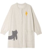 【ツモリチサト スリープ/tsumori chisato SLEEP】のツモリチサト カーディガン 長袖 ルームウェア あったか レディース UTX584 /ワコール 人気、トレンドファッション・服の通販 founy(ファニー) ファッション Fashion レディースファッション WOMEN トップス・カットソー Tops/Tshirt カーディガン Cardigans カーディガン Cardigan ネコ Cat パジャマ Pajamas 羽織 Haori 長袖 Long Sleeve thumbnail アイボリー|ID: prp329100004141338 ipo3291000000028425526