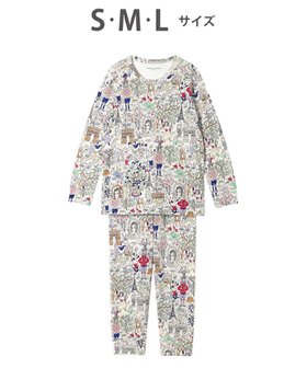 【ツモリチサト スリープ/tsumori chisato SLEEP】のツモリチサト パジャマ 長袖 長ズボン 綿混(本体) レディース UDX582 /ワコール 人気、トレンドファッション・服の通販 founy(ファニー) ファッション Fashion レディースファッション WOMEN トップス・カットソー Tops/Tshirt スリーブ Sleeve ネコ Cat パジャマ Pajamas ボトム Bottom 長袖 Long Sleeve |ID:prp329100004141387