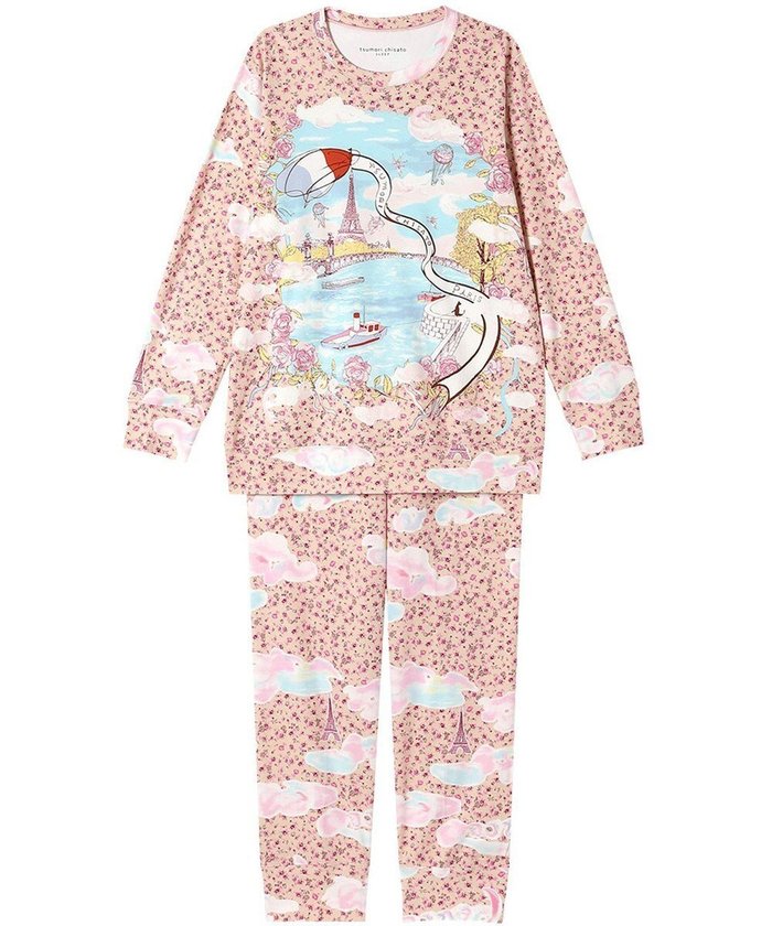 【ツモリチサト スリープ/tsumori chisato SLEEP】のツモリチサト パジャマ 長袖 長ズボン 綿100%(本体) レディース UDX580 /ワコール インテリア・キッズ・メンズ・レディースファッション・服の通販 founy(ファニー) https://founy.com/ ファッション Fashion レディースファッション WOMEN トップス・カットソー Tops/Tshirt パジャマ Pajamas ボトム Bottom ミックス Mix ロマンティック Romantic 長袖 Long Sleeve |ID: prp329100004141391 ipo3291000000028425811