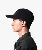 【ジェネラルデザインストア/general design store】の【MANIERA】 レザー×ニット ジェットキャップ BLACK|ID: prp329100004141472 ipo3291000000028426289