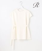 【23区/NIJYUSANKU】の【R(アール)】ダブルクロス ベルテッドブラウス ホワイト系|ID: prp329100004141579 ipo3291000000031633584