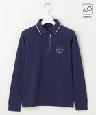 【23区 ゴルフ/NIJYUSANKU GOLF】の【WOMEN】【UVカット】ハニカムカノコ長袖ポロシャツ ネイビー系|ID: prp329100004141595 ipo3291000000028426922