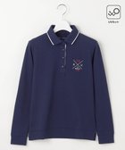 【23区 ゴルフ/NIJYUSANKU GOLF】の【WOMEN】【UVカット】ハニカムカノコ長袖ポロシャツ ネイビー系|ID: prp329100004141595 ipo3291000000031850762