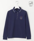 【23区 ゴルフ/NIJYUSANKU GOLF】の【WOMEN】【UVカット】ハニカムカノコ長袖ポロシャツ ネイビー系|ID: prp329100004141595 ipo3291000000033673535