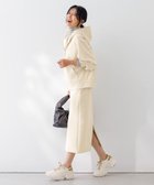 【アンフィーロ 自由区/UNFILO】のBEAUTY FORM JERSEY Iラインスカート クリーム|ID: prp329100004141605 ipo3291000000032514559