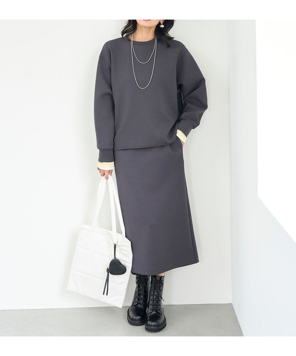 【アンフィーロ 自由区/UNFILO】の【大好評により追加生産決定!】BEAUTY FORM JERSEY Iラインスカート インテリア・キッズ・メンズ・レディースファッション・服の通販 founy(ファニー)  ファッション Fashion レディースファッション Fashion for Women スカート Skirts 軽量 Lightweight, Ultra Light シンプル Simple, Minimal ストレッチ Stretch, Stretchy Fabric セットアップ Set-Up, Coordinated Outfit 雑誌 Magazine, Fashion Magazine フォルム Silhouette, Form ポケット Pocket, Pocket Detail A/W・秋冬 Autumn/Winter チャコール|ID: prp329100004141605 ipo3291000000033921773