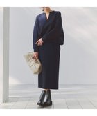 【アンフィーロ 自由区/UNFILO】の【野呂佳代さん着用/新色追加】BEAUTY FORM JERSEY Iラインスカート [NEW]ネイビー|ID:prp329100004141605