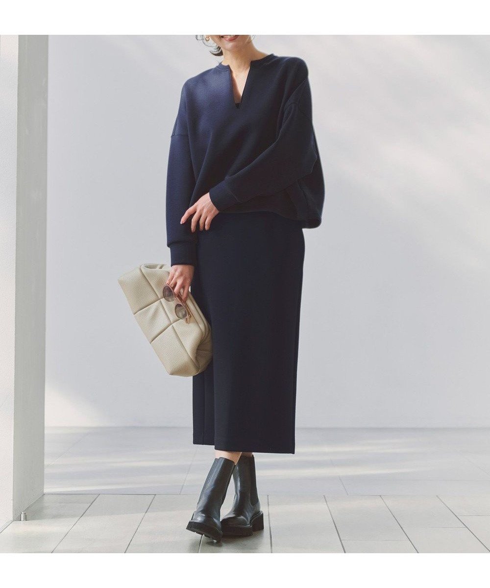 【アンフィーロ 自由区/UNFILO】の【野呂佳代さん着用/新色追加】BEAUTY FORM JERSEY Iラインスカート インテリア・キッズ・メンズ・レディースファッション・服の通販 founy(ファニー) 　ファッション　Fashion　レディースファッション　Fashion for Women　スカート　Skirts　春　Spring　軽量　Lightweight, Ultra Light　シンプル　Simple, Minimal　ストレッチ　Stretch, Stretchy Fabric　セットアップ　Set-Up, Coordinated Outfit　フォルム　Silhouette, Form　ポケット　Pocket, Pocket Detail　S/S・春夏　SS, Spring/Summer, Warm Season　夏　Summer　新作・新入荷　New Arrivals / New In　[NEW]ネイビー|ID: prp329100004141605 ipo3291000000035166139