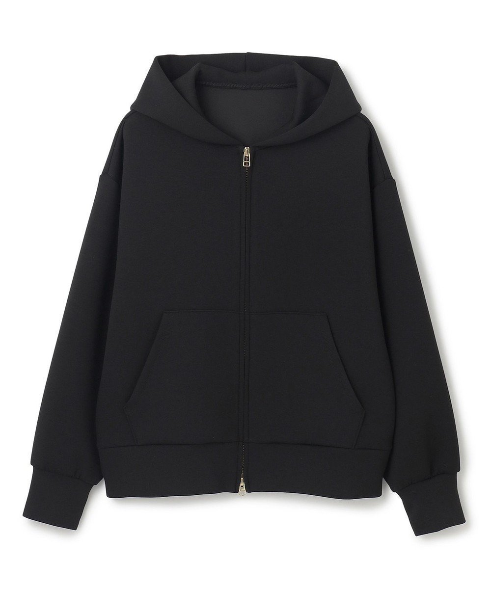 【アンフィーロ 自由区/UNFILO】のBEAUTY FORM JERSEY ZIPパーカー インテリア・キッズ・メンズ・レディースファッション・服の通販 founy(ファニー) 　ファッション　Fashion　レディースファッション　Fashion for Women　トップス・カットソー　Cut & Sew Tops　レディースパーカー・カジュアルフーディー　Casual Hoodies & Sweatshirts　インナー　Innerwear　軽量　Lightweight, Ultra Light　パーカー　Hoodie, Parka　フォルム　Silhouette, Form　リラックス　Relax, Relaxed Fit　冬　Winter / This Winter　A/W・秋冬　Autumn/Winter　ブラック|ID: prp329100004141606 ipo3291000000032246538