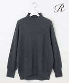 【23区/NIJYUSANKU】の【R(アール)】ウールカシミヤ ロールネックニット チャコールグレー系|ID: prp329100004141650 ipo3291000000028427160