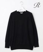 【23区/NIJYUSANKU】の【R(アール)】ウールカシミヤ クルーネックニット ブラック系|ID: prp329100004141651 ipo3291000000028427165