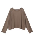 【グリーンパークス/Green Parks】のシアークロップドプルオーバー Gray Beige|ID: prp329100004141770 ipo3291000000028431344