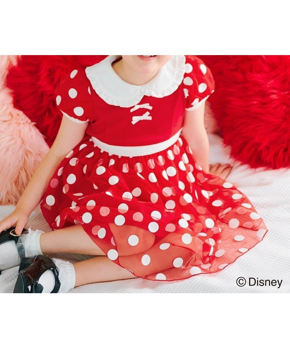 【エニィ/ANY / KIDS】の【ディズニー/ミニーマウス】なりきりワンピース インテリア・キッズ・メンズ・レディースファッション・服の通販 founy(ファニー) 　ファッション　Fashion　キッズファッション　Fashion for Kids　ワンピース　Dresses　カットソー　Cut and Sewn Top　キャラクター　Character, Licensed Characters　コスチューム　Costume, Outfit　ドット　Polka Dot, Dot Pattern　フリル　Frill, Ruffle　A/W・秋冬　Autumn/Winter　ミニー|ID: prp329100004142568 ipo3291000000034387379