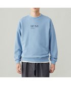 【アンフィーロ/UNFILO / MEN】のグラフィックプリント スウェットTEE ブルー|ID: prp329100004142576 ipo3291000000028667610