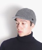 【ジェネラルデザインストア/general design store】の【カシミヤ/MANIERA】 つば付きニットキャップ CHARCOAL|ID: prp329100004142600 ipo3291000000028446004