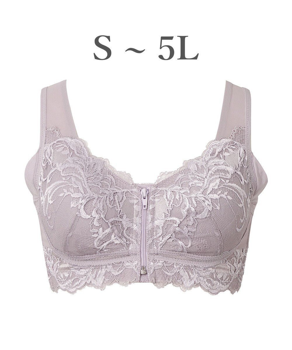 【ブラデリス ニューヨーク/BRADELIS New York】の【BRADELIS NewYork peace ブラデリス】すらっと細みえフロントファスナーブラ24 脇高設計ですっきり ブラジャー 補正ブラ 小さく見せるブラ DB124201 インテリア・キッズ・メンズ・レディースファッション・服の通販 founy(ファニー) ファッション Fashion レディースファッション Fashion for Women アンダー Underwear Essentials コンパクト Compact, Small Size ショルダー Shoulder, Shoulder Strap ショーツ Shorts, Short Pants ストレッチ Stretch, Stretchy Fabric タオル Towel, Bath Towel フィット Fit, Slim Fit フロント Front, Front Design ブラジャー Bra, Lingerie ポケット Pocket, Pocket Detail メッシュ Mesh, Net Fabric ランジェリー Lingerie, Intimate Wear ループ Loop, Loop Knit レース Lace, Lace Fabric ワイヤー Wire, Wired Bra おすすめ Recommended / Our Picks ライラック|ID: prp329100004142605 ipo3291000000032194189