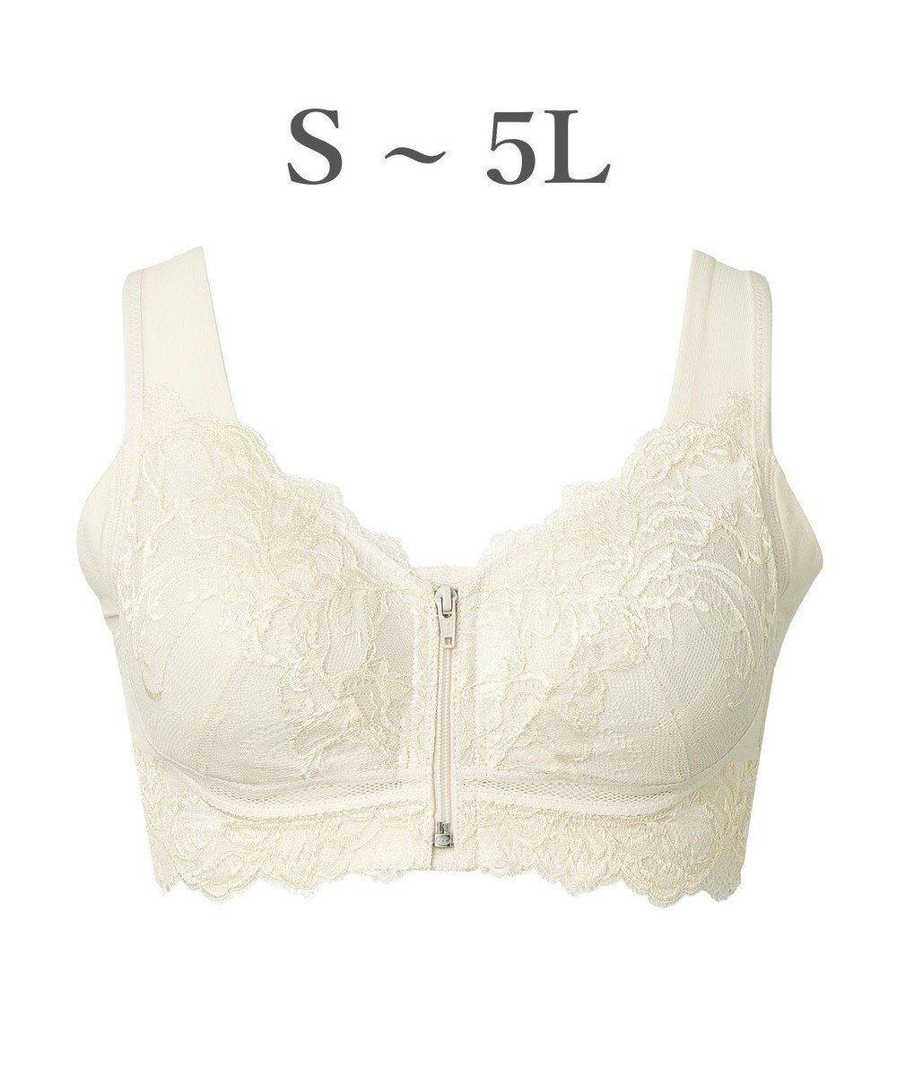 【ブラデリス ニューヨーク/BRADELIS New York】の【BRADELIS NewYork peace ブラデリス】すらっと細みえフロントファスナーブラ24 脇高設計ですっきり ブラジャー 補正ブラ 小さく見せるブラ DB124201 インテリア・キッズ・メンズ・レディースファッション・服の通販 founy(ファニー) ファッション Fashion レディースファッション Fashion for Women アンダー Underwear Essentials コンパクト Compact, Small Size ショルダー Shoulder, Shoulder Strap ショーツ Shorts, Short Pants ストレッチ Stretch, Stretchy Fabric タオル Towel, Bath Towel フィット Fit, Slim Fit フロント Front, Front Design ブラジャー Bra, Lingerie ポケット Pocket, Pocket Detail メッシュ Mesh, Net Fabric ランジェリー Lingerie, Intimate Wear ループ Loop, Loop Knit レース Lace, Lace Fabric ワイヤー Wire, Wired Bra おすすめ Recommended / Our Picks シャンパンベージュ|ID: prp329100004142605 ipo3291000000032194190