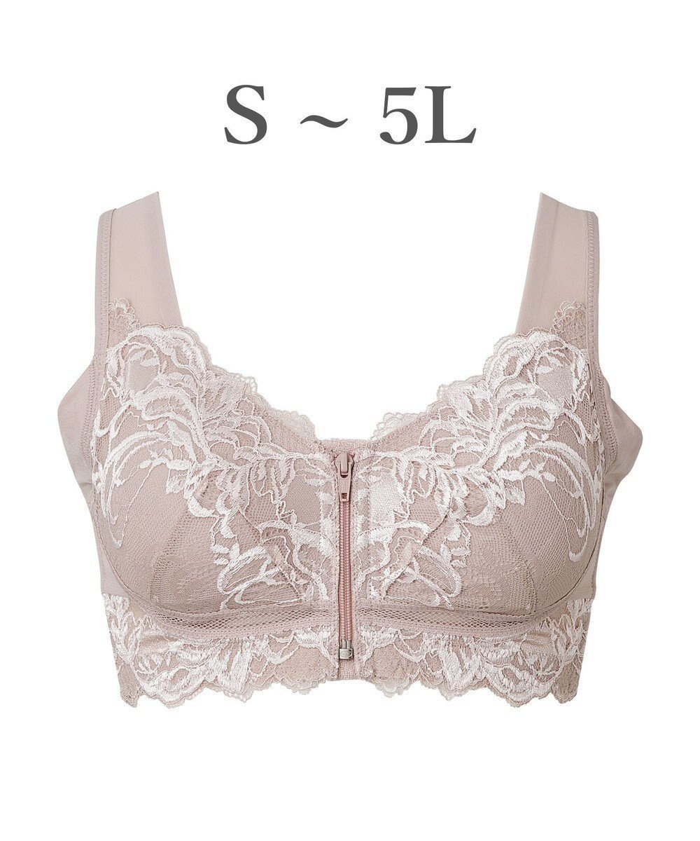 【ブラデリス ニューヨーク/BRADELIS New York】の【BRADELIS NewYork peace ブラデリス】すらっと細みえフロントファスナーブラ24 脇高設計ですっきり ブラジャー 補正ブラ 小さく見せるブラ DB124201 インテリア・キッズ・メンズ・レディースファッション・服の通販 founy(ファニー) ファッション Fashion レディースファッション Fashion for Women アンダー Underwear Essentials コンパクト Compact, Small Size ショルダー Shoulder, Shoulder Strap ショーツ Shorts, Short Pants ストレッチ Stretch, Stretchy Fabric タオル Towel, Bath Towel フィット Fit, Slim Fit フロント Front, Front Design ブラジャー Bra, Lingerie ポケット Pocket, Pocket Detail メッシュ Mesh, Net Fabric ランジェリー Lingerie, Intimate Wear ループ Loop, Loop Knit レース Lace, Lace Fabric ワイヤー Wire, Wired Bra おすすめ Recommended / Our Picks ローズピンク|ID: prp329100004142605 ipo3291000000032194191