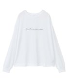 【グリーンパークス/Green Parks】のシアーロゴ長袖プルオーバー Off White|ID: prp329100004142692 ipo3291000000028446487