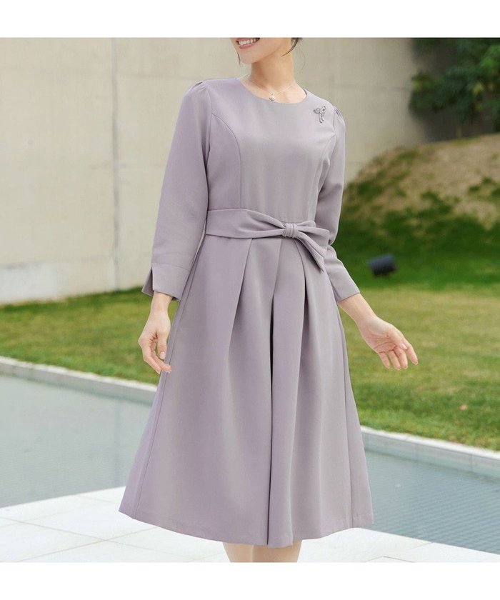 【ティアクラッセ/Tiaclasse】の【セレモニー・XSサイズ追加・新色追加】アシメリボンベルトフレアワンピース インテリア・キッズ・メンズ・レディースファッション・服の通販 founy(ファニー) https://founy.com/ ファッション Fashion レディースファッション Fashion for Women ワンピース Dresses ベルト&ウエストマーク Belts & Waist Accessories アクセサリー Fashion Accessories アシンメトリー Asymmetrical Style ウォッシャブル Machine Washable オケージョン Occasion Wear 春 Spring 洗える Machine Washable 秋 Autumn カーディガン Cardigan, Knitwear スリット Slit, Slit Detail チュニック Tunic, Long Top フレア Flare, Flared ポケット Pocket, Pocket Detail 無地 Plain, Solid Color リボン Ribbon, Bow A/W・秋冬 Autumn/Winter 再入荷 Restock / Back in Stock エレガント 上品 Elegant セレモニー Ceremony 新作・新入荷 New Arrivals / New In |ID: prp329100004142782 ipo3291000000035575032