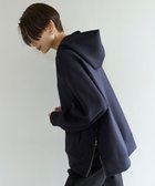 【アンフィーロ 自由区/UNFILO】の【EC限定】BEAUTY FORM JERSEY サイドZIP フーディ ネイビー|ID:prp329100004142810