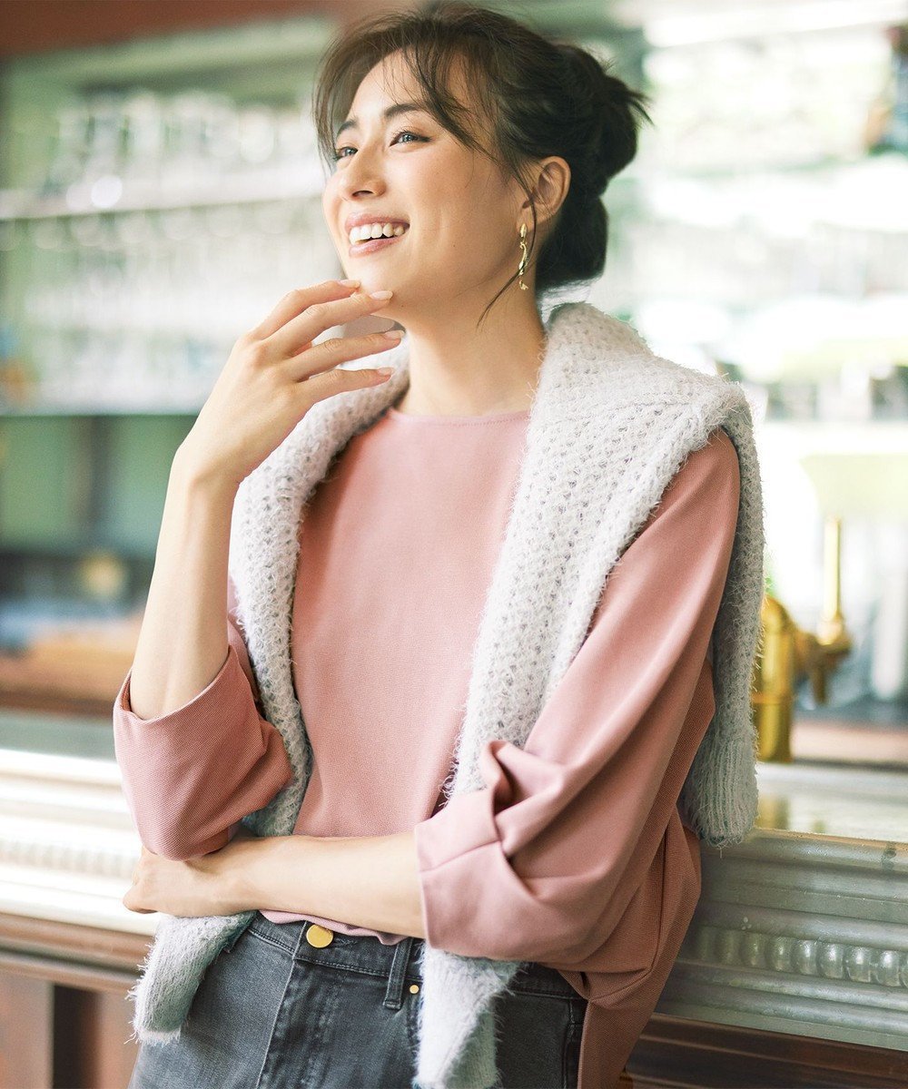 【エニィファム/any FAM】の【洗濯機可】袖タックプルオーバー 人気、トレンドファッション・服の通販 founy(ファニー) 　ファッション　Fashion　レディースファッション　WOMEN　トップス・カットソー　Tops/Tshirt　シャツ/ブラウス　Shirts/Blouses　ロング / Tシャツ　T-Shirts　プルオーバー　Pullover　カットソー　Cut and Sewn　おすすめ　Recommend　カットソー　Cut And Sew　シンプル　Simple　ダブル　Double　フェイス　Face　エレガント 上品　Elegant　定番　Standard　A/W・秋冬　Aw・Autumn/Winter・Fw・Fall-Winter　 other-1|ID: prp329100004143174 ipo3291000000031219336