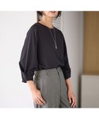 【エニー/ANY】の【洗濯機可】袖タックプルオーバー ブラック|ID: prp329100004143174 ipo3291000000034649213