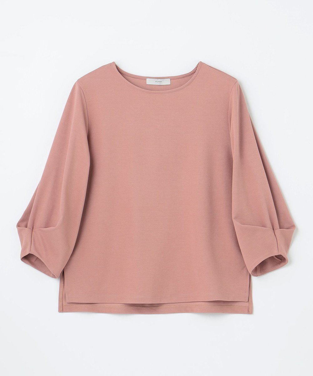 【エニー/ANY】の【洗濯機可】袖タックプルオーバー インテリア・キッズ・メンズ・レディースファッション・服の通販 founy(ファニー) ファッション Fashion レディースファッション Fashion for Women トップス・カットソー Cut & Sew Tops シャツ・ブラウス・オフィスカジュアル Elegant Blouses & Button-Ups ロングTシャツ・Tシャツ Longline T-Shirts & Tees カジュアルプルオーバー・ニットトップス Pullovers & Knit Tops / Casual Pullovers カットソー・ベーシックTシャツ Cut-and-Sewn Tops / Stretch Tees & Basics おすすめ Recommended / Our Picks カットソー Cut and Sewn Top シンプル Simple, Minimal ダブル Double, Double-Breasted フェイス Face, Facial Design エレガント 上品 Elegant 定番 Standard, Basic Item A/W・秋冬 Autumn/Winter ピンク|ID: prp329100004143174 ipo3291000000034649216