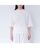 【シトム/SITOM】の裾リブ7分袖Tシャツ 人気、トレンドファッション・服の通販 founy(ファニー) ファッション Fashion レディースファッション WOMEN トップス・カットソー Tops/Tshirt シャツ/ブラウス Shirts/Blouses ロング / Tシャツ T-Shirts カットソー Cut and Sewn インナー Inner 春 Spring 洗える Washable カットソー Cut And Sew スタイリッシュ Stylish ダメージ Damage 人気 Popularity パターン Pattern フィット Fit S/S・春夏 Ss・Spring/Summer 夏 Summer エレガント 上品 Elegant ビジネス 仕事 通勤 Business |ID:prp329100004143176