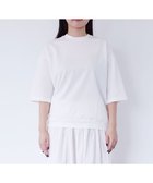 【シトム/SITOM】の裾リブ7分袖Tシャツ ホワイト|ID: prp329100004143176 ipo3291000000028630979