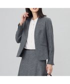 【ジェイ プレス/J.PRESS】の【セットアップ対応】ウールスムース ノーカラー ジャケット グレー系|ID: prp329100004143185 ipo3291000000032575546