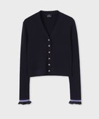 【ポール スミス/Paul Smith】のスワール ボタン Vネック カーディガン ネイビー|ID: prp329100004143271 ipo3291000000028459356