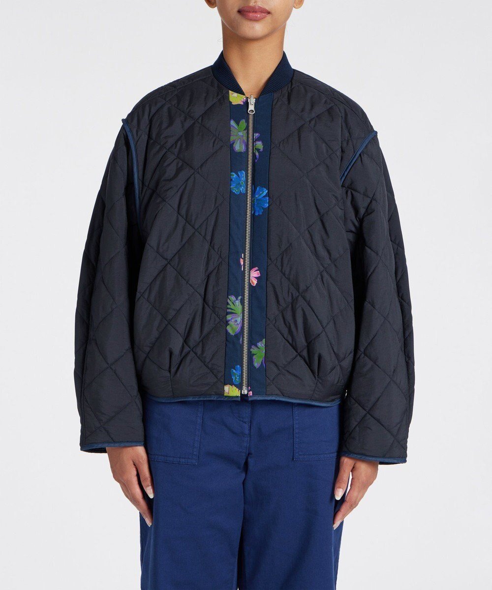 【ポール スミス/Paul Smith】のPainted Cosmos リバーシブル ブルゾン 人気、トレンドファッション・服の通販 founy(ファニー) 　ファッション　Fashion　レディースファッション　WOMEN　アウター　Coat Outerwear　ジャケット　Jackets　ブルゾン　Blouson/Jackets　A/W・秋冬　Aw・Autumn/Winter・Fw・Fall-Winter　おすすめ　Recommend　ジャケット　Jacket　タフタ　Taffeta　ツイル　Twill　トレンド　Trend　フェミニン　Feminine　ブルゾン　Blouson　プリント　Print　リバーシブル　Reversible　ワーク　Work　軽量　Lightweight　 other-1|ID: prp329100004143273 ipo3291000000028459365