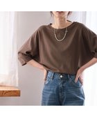 【エニィファム/any FAM】の【洗濯機可】ドルマンプルオーバー 人気、トレンドファッション・服の通販 founy(ファニー) ファッション Fashion レディースファッション WOMEN トップス・カットソー Tops/Tshirt シャツ/ブラウス Shirts/Blouses ロング / Tシャツ T-Shirts プルオーバー Pullover カットソー Cut and Sewn A/W・秋冬 Aw・Autumn/Winter・Fw・Fall-Winter おすすめ Recommend カットソー Cut And Sew ダブル Double フェイス Face エレガント 上品 Elegant thumbnail ブラウン|ID: prp329100004143276 ipo3291000000028459378