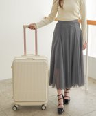 【エースバッグズアンドラゲッジ/ACE BAGS & LUGGAGE】のJewelna Rose エルダートローリー ボトルホルダー付 51~63L 05402 ジュエルナローズ オフホワイト|ID:prp329100004143298