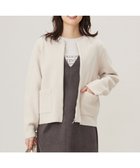 【ジェイ プレス/J.PRESS】の【洗える】BOUCLE ニット アウター 人気、トレンドファッション・服の通販 founy(ファニー) ファッション Fashion レディースファッション WOMEN アウター Coat Outerwear ジャケット Jackets 洗える Washable コーディガン Cordigan ジャケット Jacket ストレッチ Stretch ストール Stall タートルネック Turtleneck ダブル Double フェイス Face ポケット Pocket マフラー Scarf ラウンド Round A/W・秋冬 Aw・Autumn/Winter・Fw・Fall-Winter エレガント 上品 Elegant thumbnail ベージュ系|ID: prp329100004143323 ipo3291000000028459725