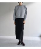 【アンフィーロ 自由区/UNFILO】のポリエステルフォルム Iラインスカート ブラック|ID: prp329100004143336 ipo3291000000035603240