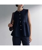 【アンフィーロ 自由区/UNFILO】の【VERY×UNFILOコラボ】2WAY ペプラムジレ ネイビー|ID: prp329100004143338 ipo3291000000036568950