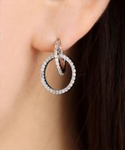 【ティアクラッセ/Tiaclasse】の【金属アレルギー対応】ダブルリングピアス シルバー|ID: prp329100004143361 ipo3291000000035635194