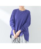 【アースミュージックアンドエコロジー/earth music&ecology】のラウンドルーズロンT 人気、トレンドファッション・服の通販 founy(ファニー) ファッション Fashion レディースファッション WOMEN トップス・カットソー Tops/Tshirt ロング / Tシャツ T-Shirts A/W・秋冬 Aw・Autumn/Winter・Fw・Fall-Winter シンプル Simple ストレッチ Stretch フォルム Form ポケット Pocket ラウンド Round ルーズ Loose ロング Long 羽織 Haori thumbnail Blue|ID: prp329100004143446 ipo3291000000028460417