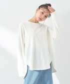 【アースミュージックアンドエコロジー/earth music&ecology】のラウンドルーズロンT 人気、トレンドファッション・服の通販 founy(ファニー) ファッション Fashion レディースファッション WOMEN トップス・カットソー Tops/Tshirt ロング / Tシャツ T-Shirts A/W・秋冬 Aw・Autumn/Winter・Fw・Fall-Winter シンプル Simple ストレッチ Stretch フォルム Form ポケット Pocket ラウンド Round ルーズ Loose ロング Long 羽織 Haori thumbnail Ivory|ID: prp329100004143446 ipo3291000000028460421