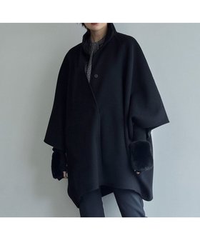 【アイシービー/iCB】のWoolRever ポンチョコート 人気、トレンドファッション・服の通販 founy(ファニー) ファッション Fashion レディースファッション WOMEN アウター Coat Outerwear コート Coats ジャケット Jackets ポンチョ Ponchos インナー Inner カシミヤ Cashmere ショート Short ジャケット Jacket スタンド Stand ダブル Double トレンド Trend フェイス Face ポンチョ Poncho 羽織 Haori ミドル Middle ロング Long A/W・秋冬 Aw・Autumn/Winter・Fw・Fall-Winter 2024年 2024 エレガント 上品 Elegant 2024-2025秋冬・A/W Aw/Autumn/Winter/Fw/Fall/2024-2025 |ID:prp329100004143463