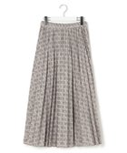 【ジェイプレスヨークストリート/J.PRESS YORK STREET】の【WOMEN】タイルプリント プリーツスカート ライトグレー系5|ID: prp329100004143474 ipo3291000000031780754