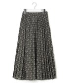 【ジェイプレスヨークストリート/J.PRESS YORK STREET】の【WOMEN】タイルプリント プリーツスカート グレー系5|ID: prp329100004143474 ipo3291000000031780756