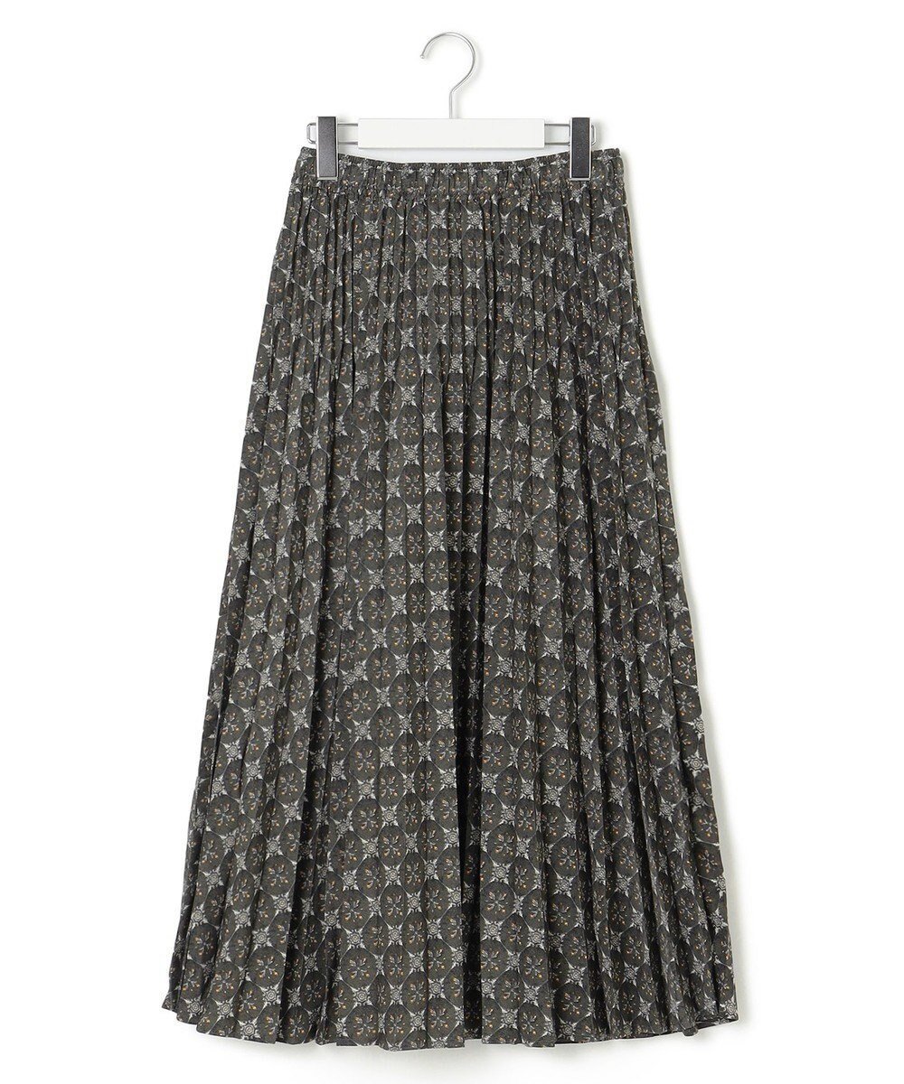 【ジェイプレスヨークストリート/J.PRESS YORK STREET】の【WOMEN】タイルプリント プリーツスカート インテリア・キッズ・メンズ・レディースファッション・服の通販 founy(ファニー) 　ファッション　Fashion　レディースファッション　WOMEN　スカート　Skirt　プリーツスカート　Pleated Skirts　エレガント 上品　Elegant　スウェット　Sweat　セットアップ　Set Up　とろみ　Thickness　プリント　Print　プリーツ　Pleats　A/W・秋冬　Aw・Autumn/Winter・Fw・Fall-Winter　S/S・春夏　Ss・Spring/Summer　おすすめ　Recommend　夏　Summer　グレー系5|ID: prp329100004143474 ipo3291000000031780756