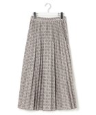 【ジェイプレスヨークストリート/J.PRESS YORK STREET】の【WOMEN】タイルプリント プリーツスカート ライトグレー系5|ID: prp329100004143474 ipo3291000000032647860