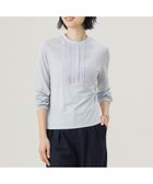 【ジェイ プレス/J.PRESS】のウォッシャブルウール タック ドットレース カットソー ライトグレー系|ID:prp329100004143489