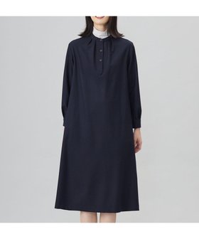 【ジェイ プレス/J.PRESS】の【洗える】ANASTASIA milled 2way ワンピース 人気、トレンドファッション・服の通販 founy(ファニー) ファッション Fashion レディースファッション WOMEN ワンピース Dress A/W・秋冬 Aw・Autumn/Winter・Fw・Fall-Winter シューズ Shoes ストレッチ Stretch ポケット Pocket 洗える Washable ビジネス 仕事 通勤 Business |ID:prp329100004143532